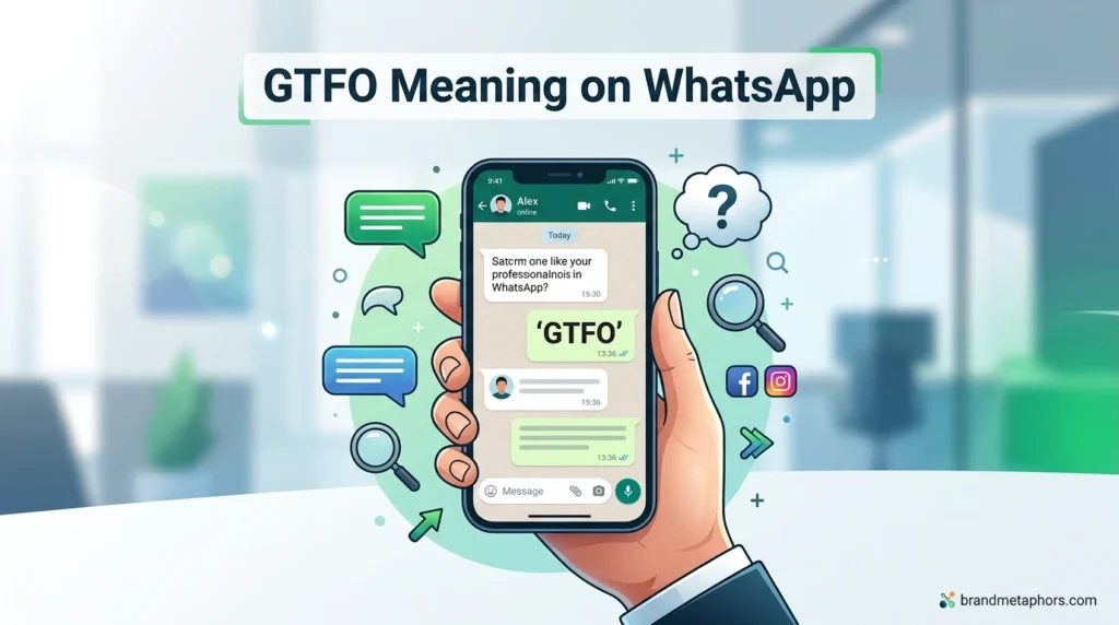 GTFO Meaning on WhatsApp