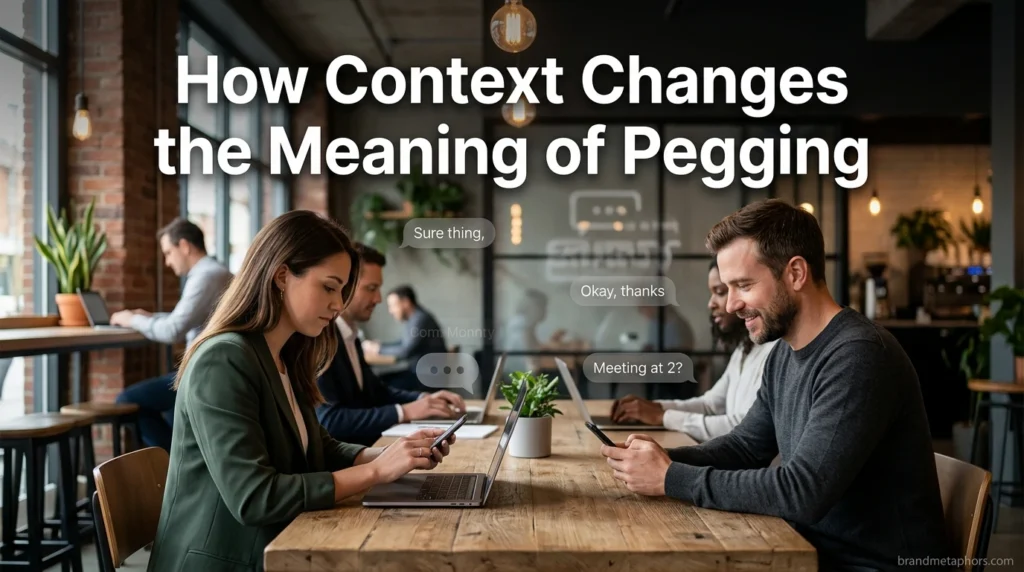 How Context Changes the Meaning of Pegging