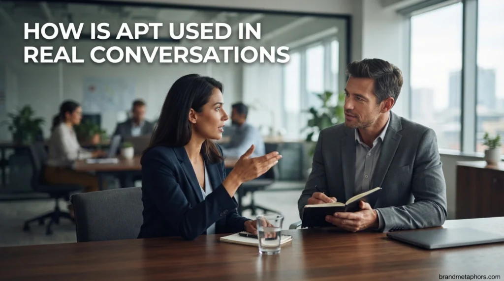 How Is APT Used in Real Conversations