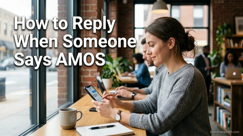 How to Reply When Someone Says AMOS