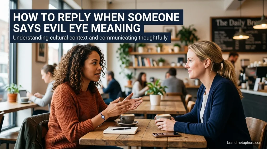 How to Reply When Someone Says Evil Eye Meaning