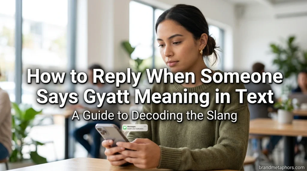 How to Reply When Someone Says Gyatt Meaning in Text