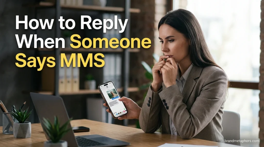 How to Reply When Someone Says MMS