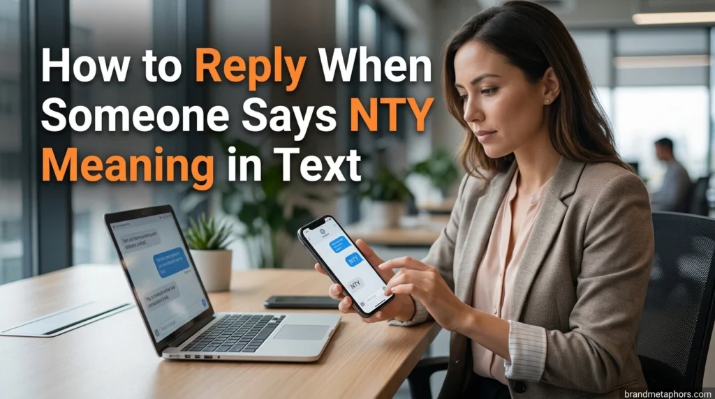 How to Reply When Someone Says NTY Meaning in Text