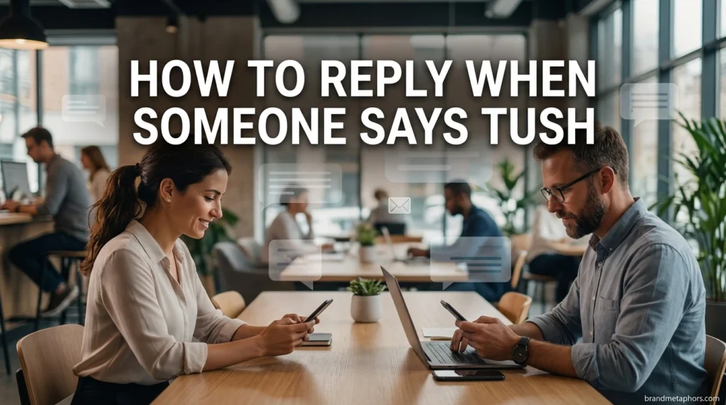 How to Reply When Someone Says Tush