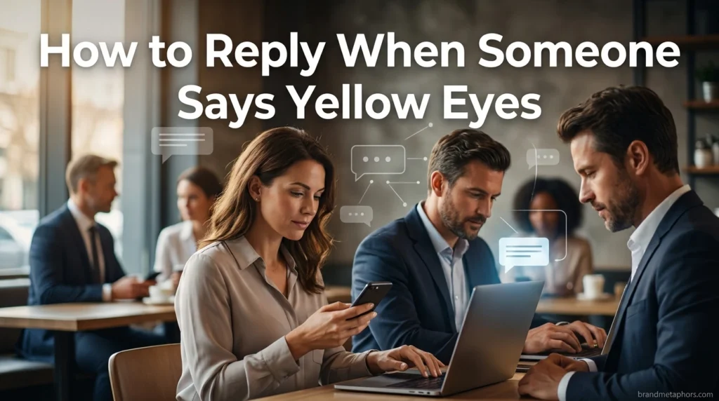 How to Reply When Someone Says Yellow Eyes
