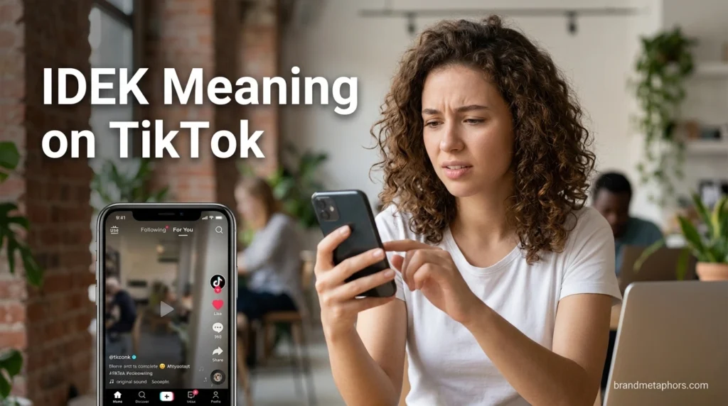 IDEK Meaning on TikTok
