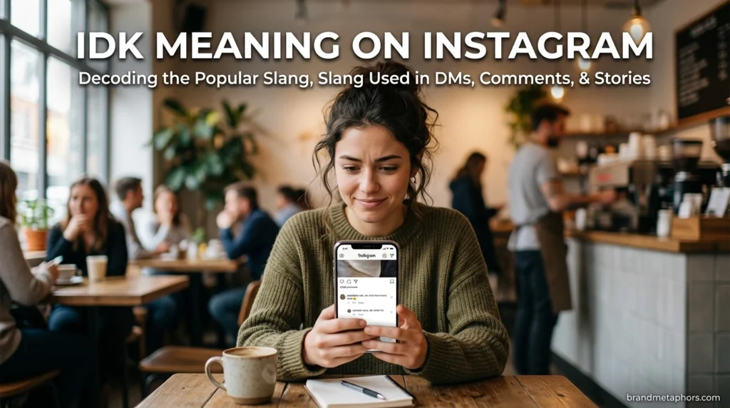 IDK Meaning on Instagram