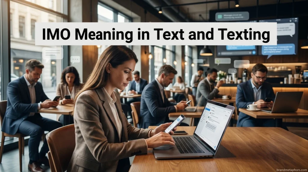 IMO Meaning in Text and Texting