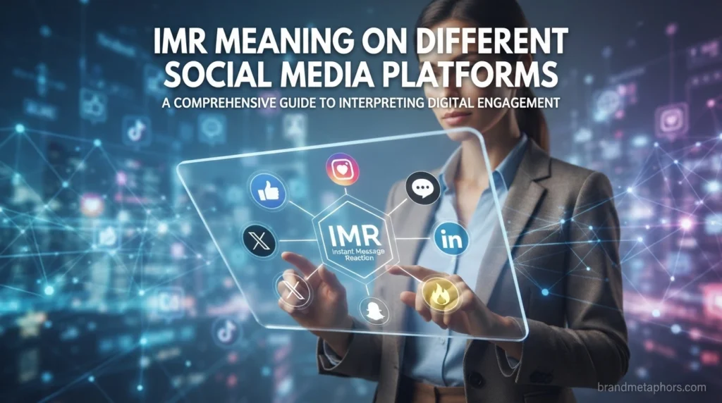 IMR Meaning on Different Social Media Platforms