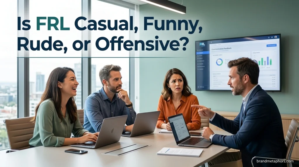 Is FRL Casual, Funny, Rude, or Offensive
