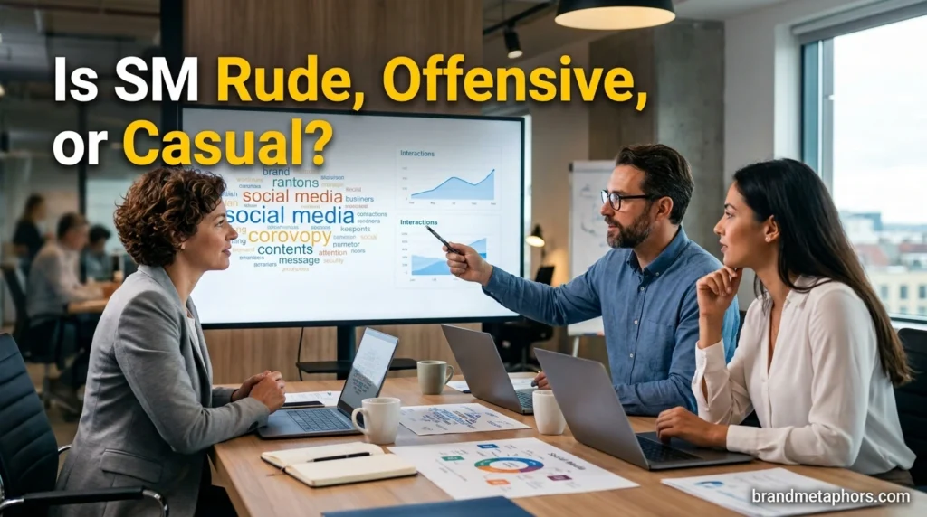 Is SM Rude, Offensive, or Casual