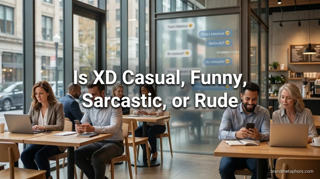 Is XD Casual, Funny, Sarcastic, or Rude