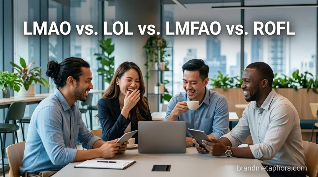 LMAO vs. LOL vs. LMFAO vs. ROFL