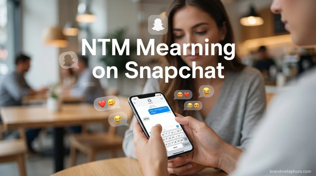NTM Meaning on Snapchat
