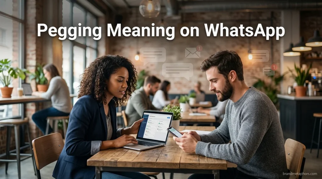 Pegging Meaning on WhatsApp