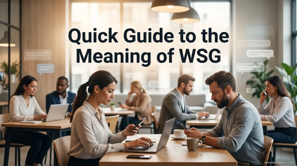 Quick Guide to the Meaning of WSG