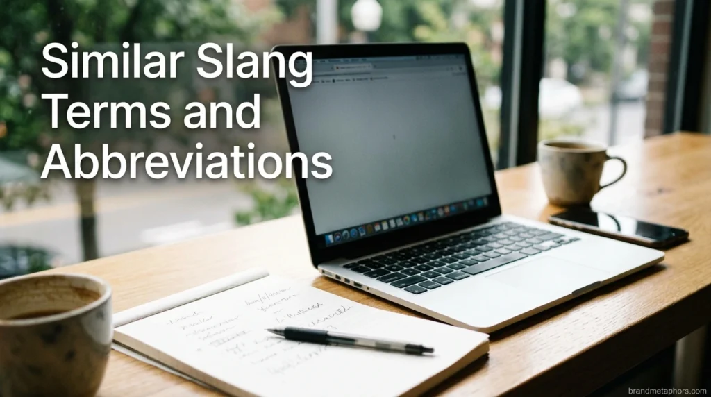 Similar Slang Terms and Abbreviations