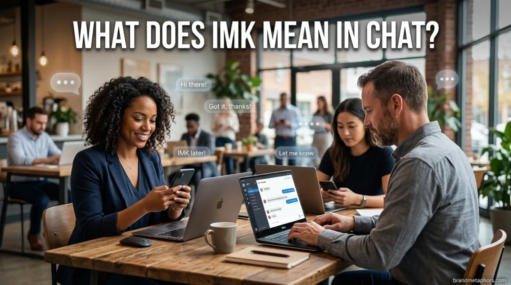 What Does IMK Mean in Chat?