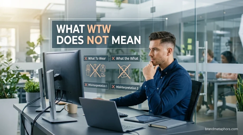 What WTW Does NOT Mean