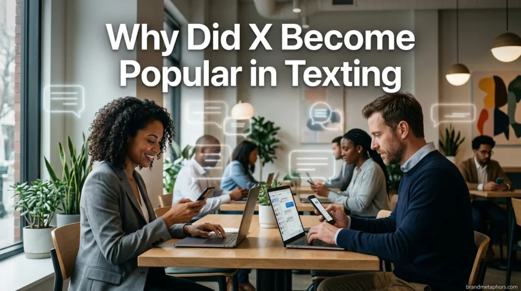 Why Did X Become Popular in Texting
