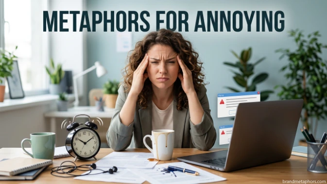metaphors for annoying
