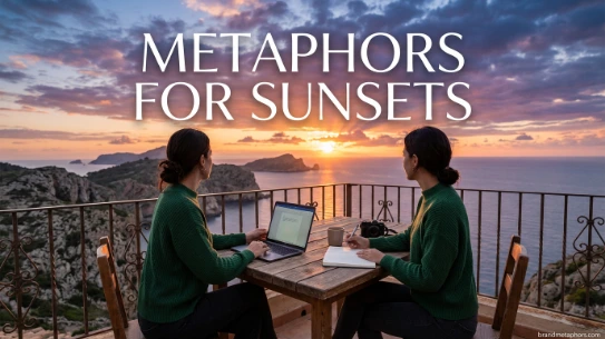 Metaphors for Sunsets