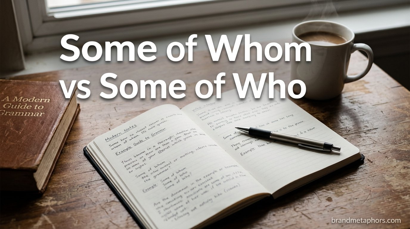 Some of Whom vs Some of Who
