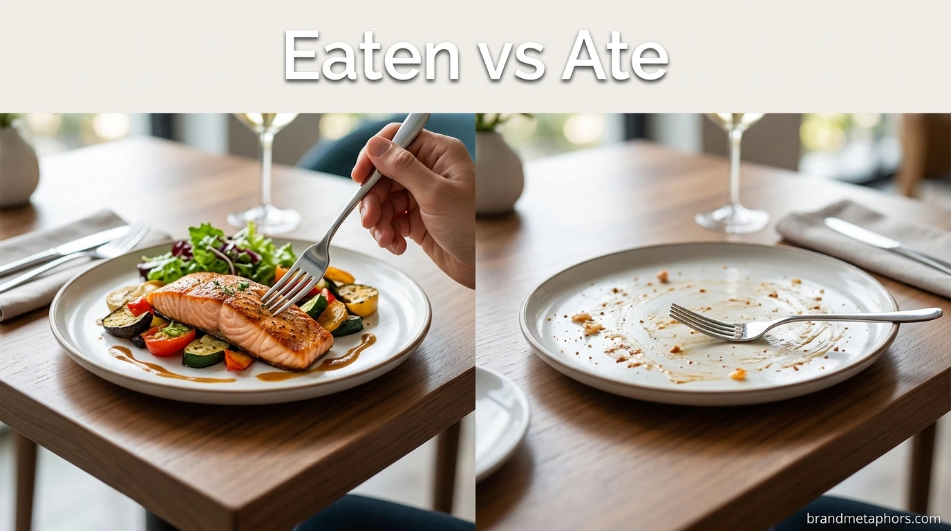 Eaten vs Ate