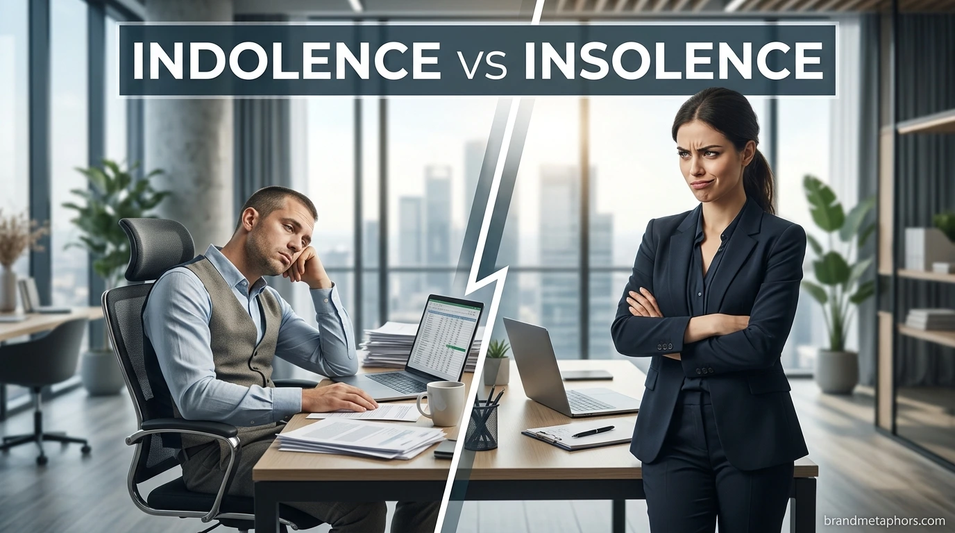 Indolence vs Insolence