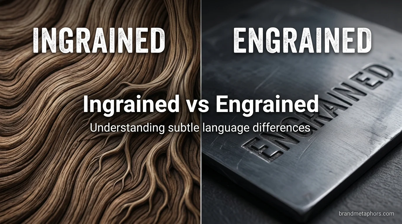 Ingrained vs Engrained