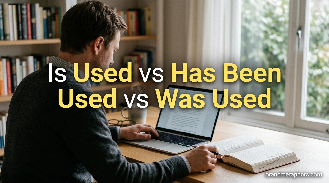 Is Used vs Has Been Used vs Was Used