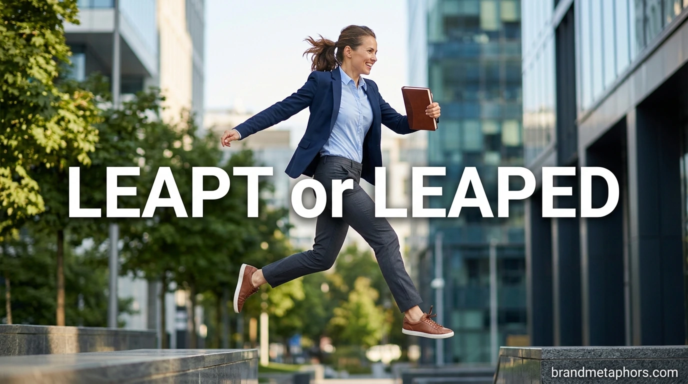 Leapt or Leaped