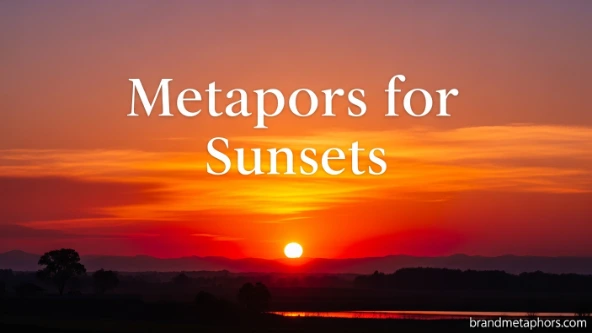 Metaphors for Sunsets