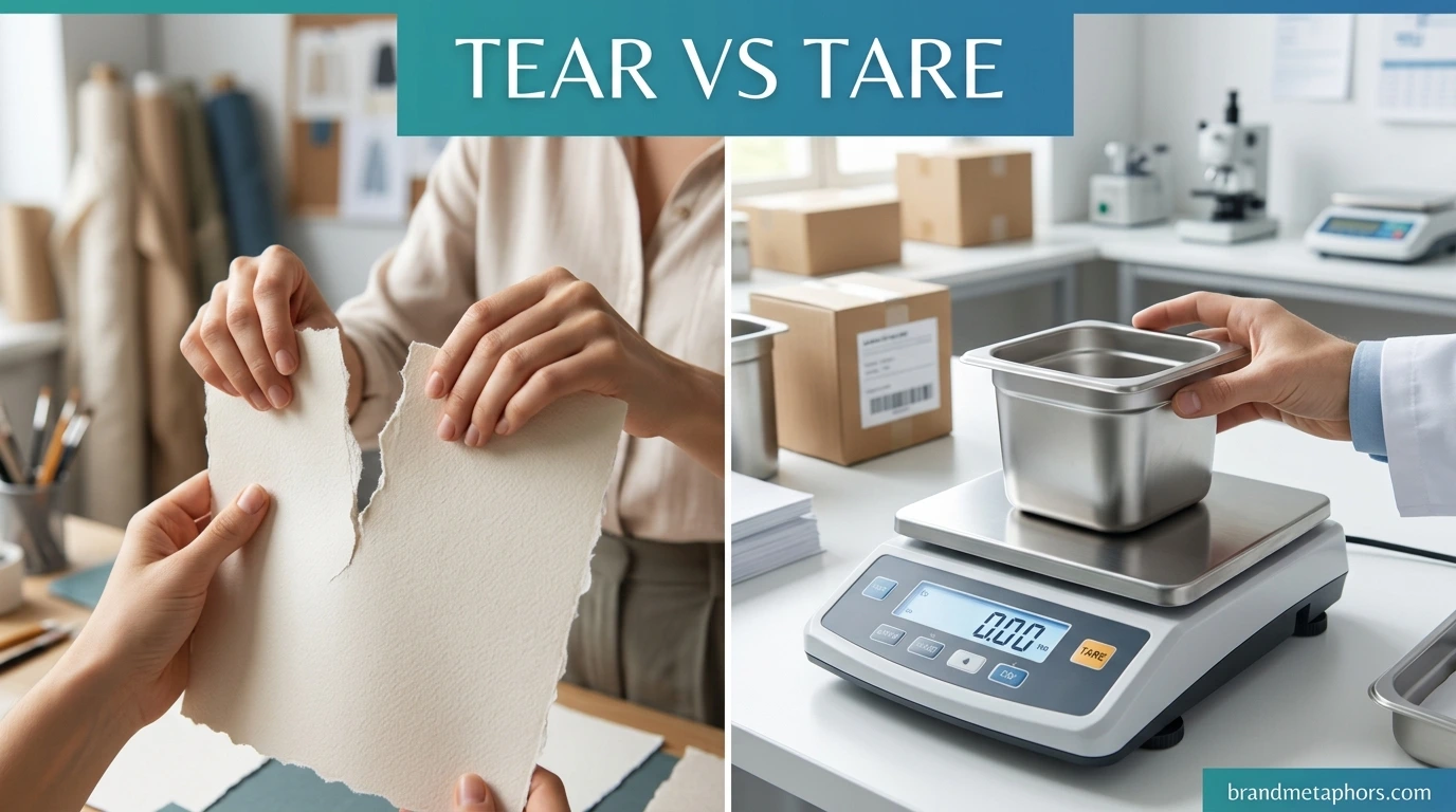 Tear vs Tare