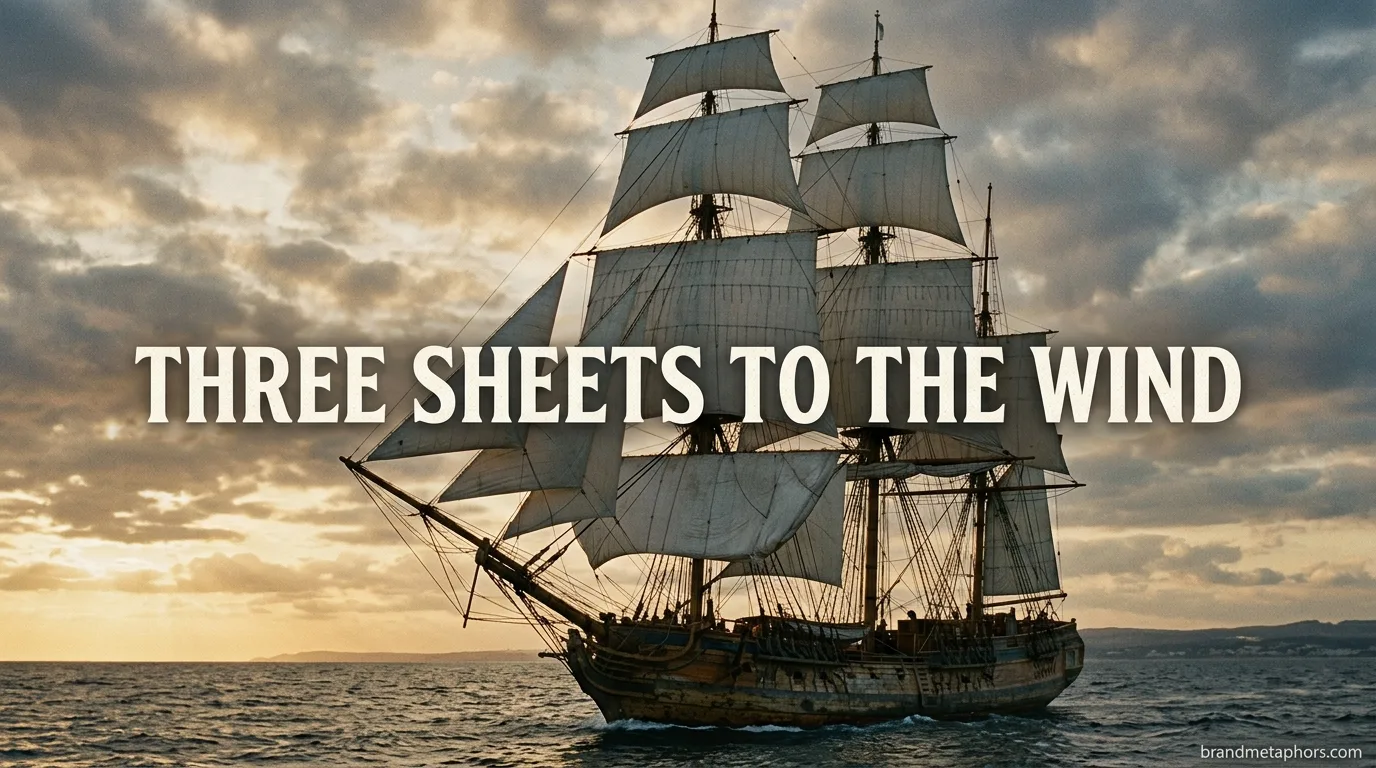 three sheets to the wind