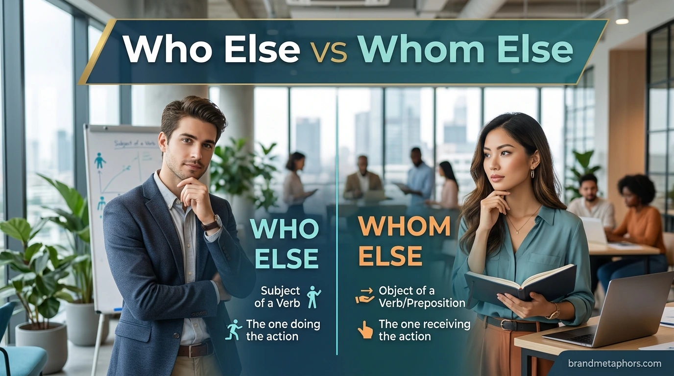 Who Else vs Whom Else