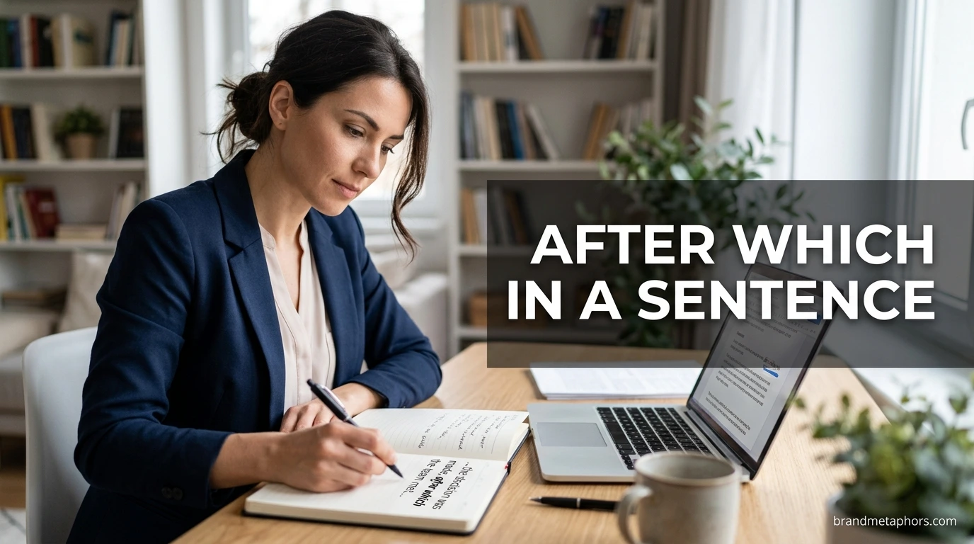 After Which in a Sentence