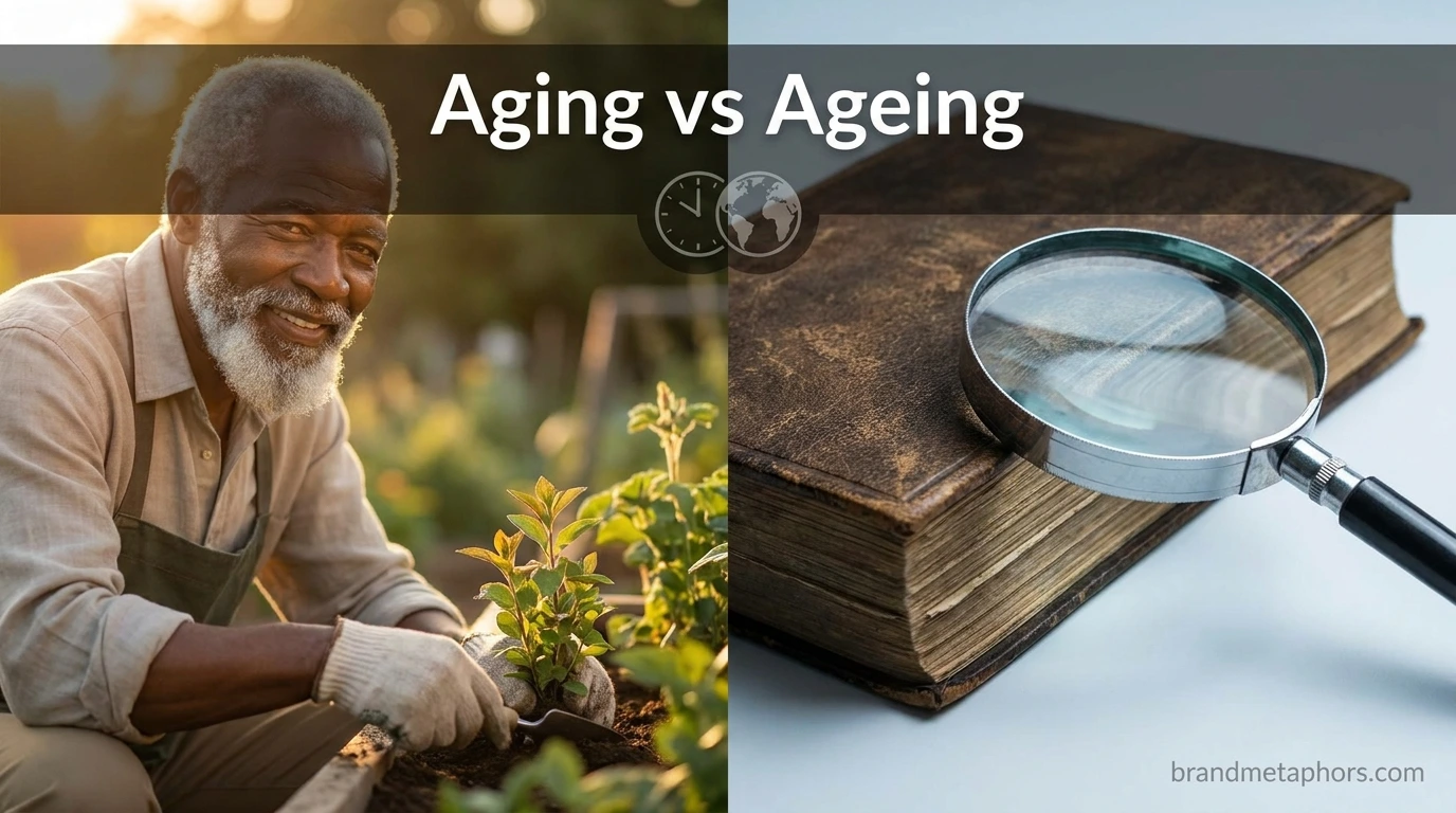 Aging vs Ageing