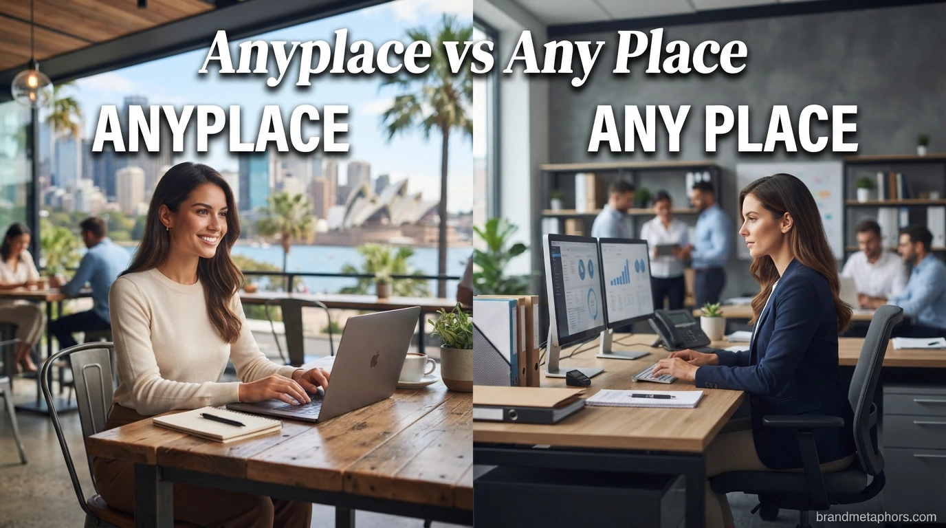 Anyplace vs Any Place