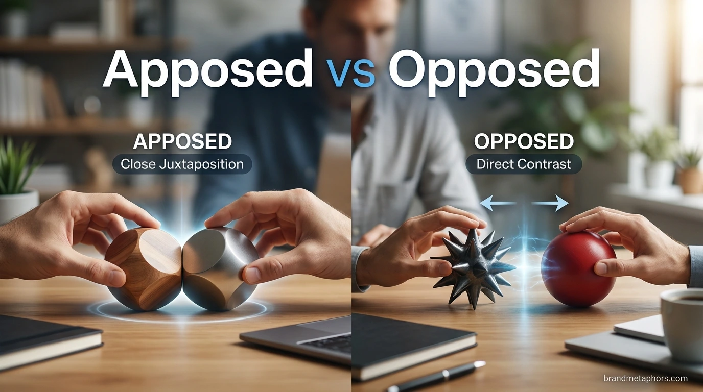 Apposed vs Opposed