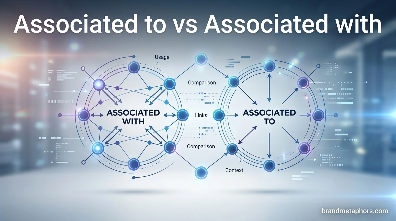 Associated to vs Associated with