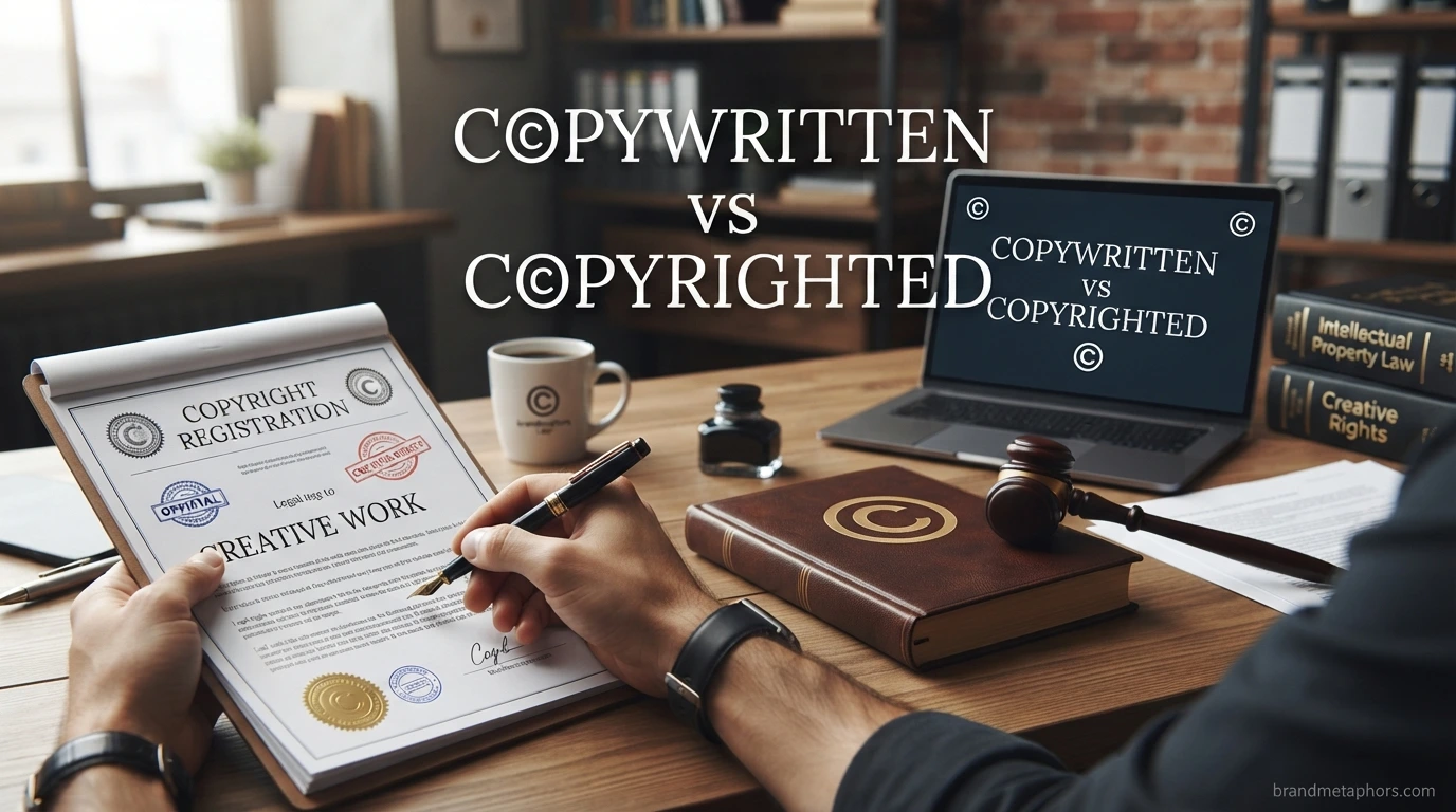 Copywritten vs Copyrighted