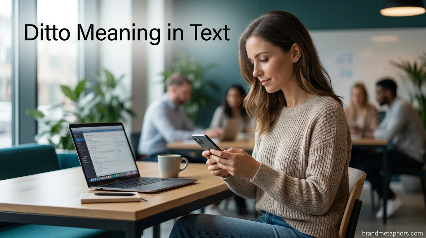 Ditto Meaning in Text