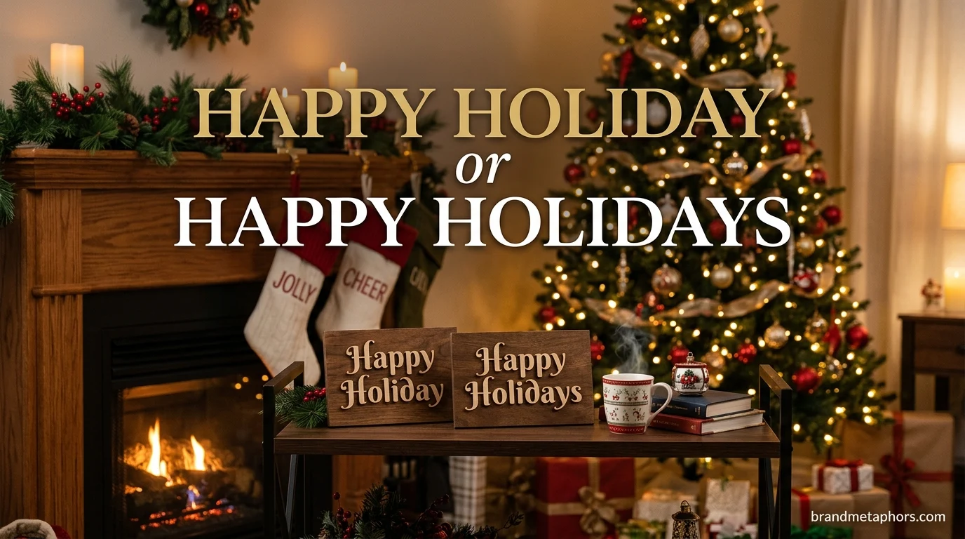 Happy Holiday or Happy Holidays