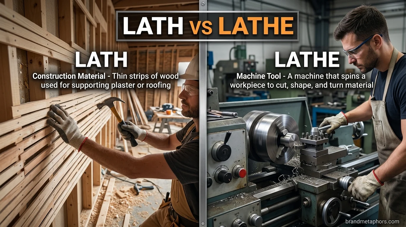 Lath vs Lathe