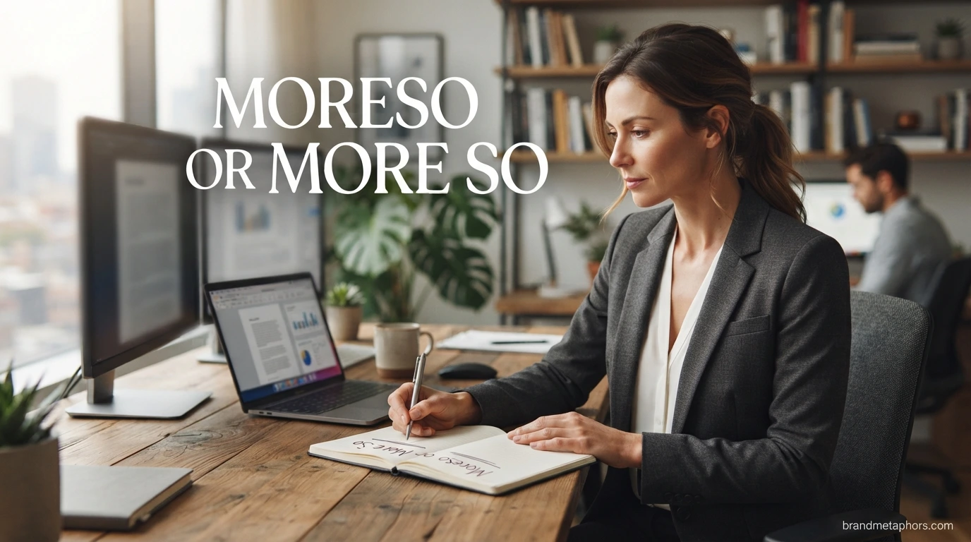Moreso or More So