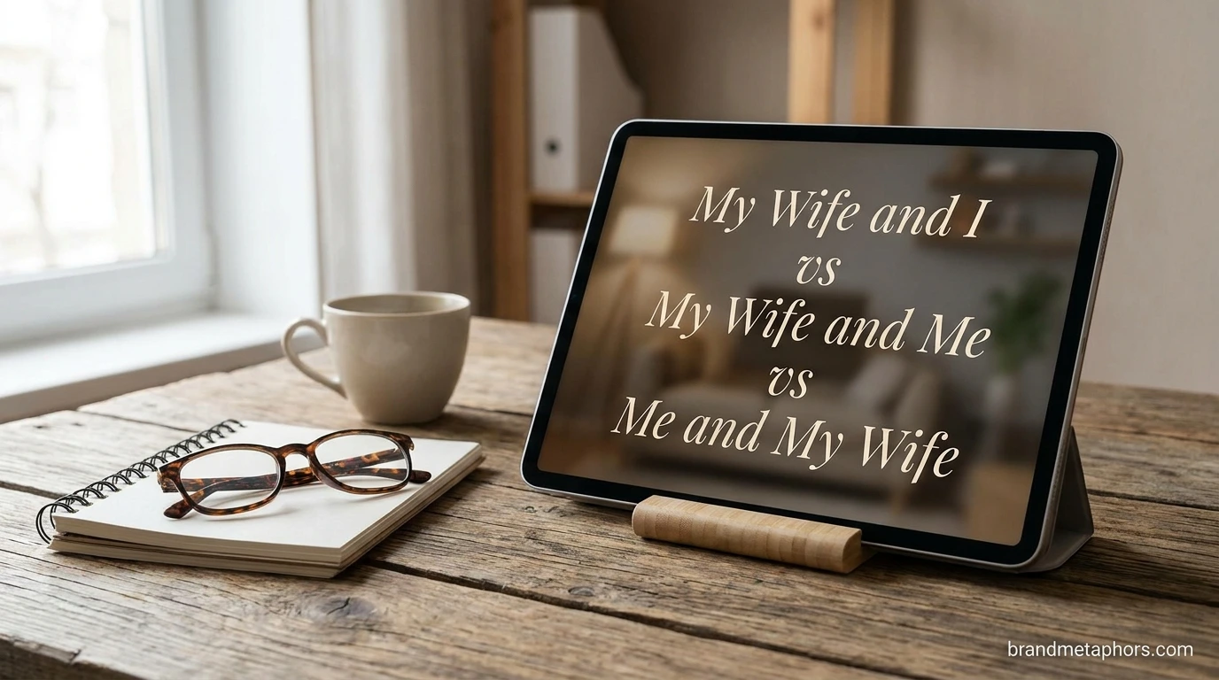 My Wife and I vs My Wife and Me vs Me and My Wife
