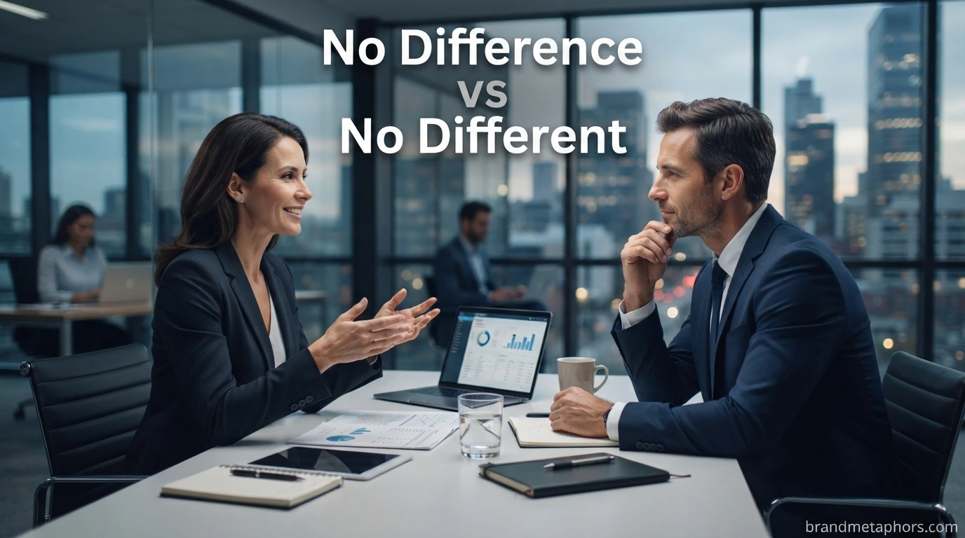 No Difference vs No Different
