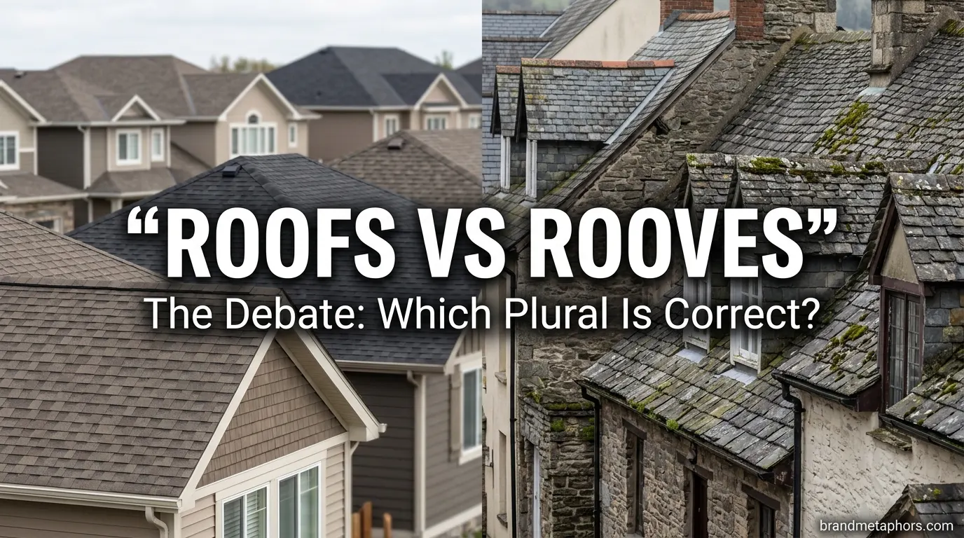 Roofs vs Rooves